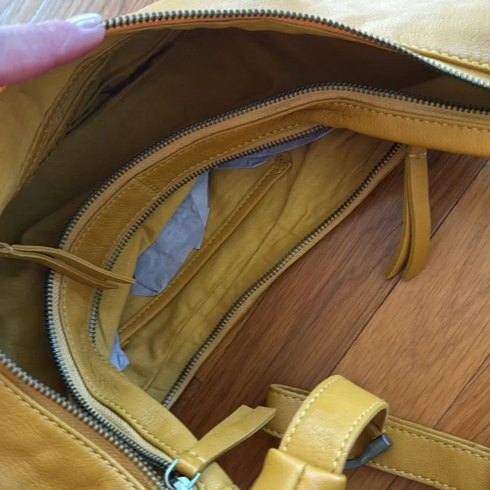 Free People Idle Hands Sling yellow mustard, color - Picture 9 of 10